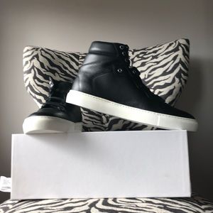 Balenciaga Men’s Monochrome High-Top Sneaker